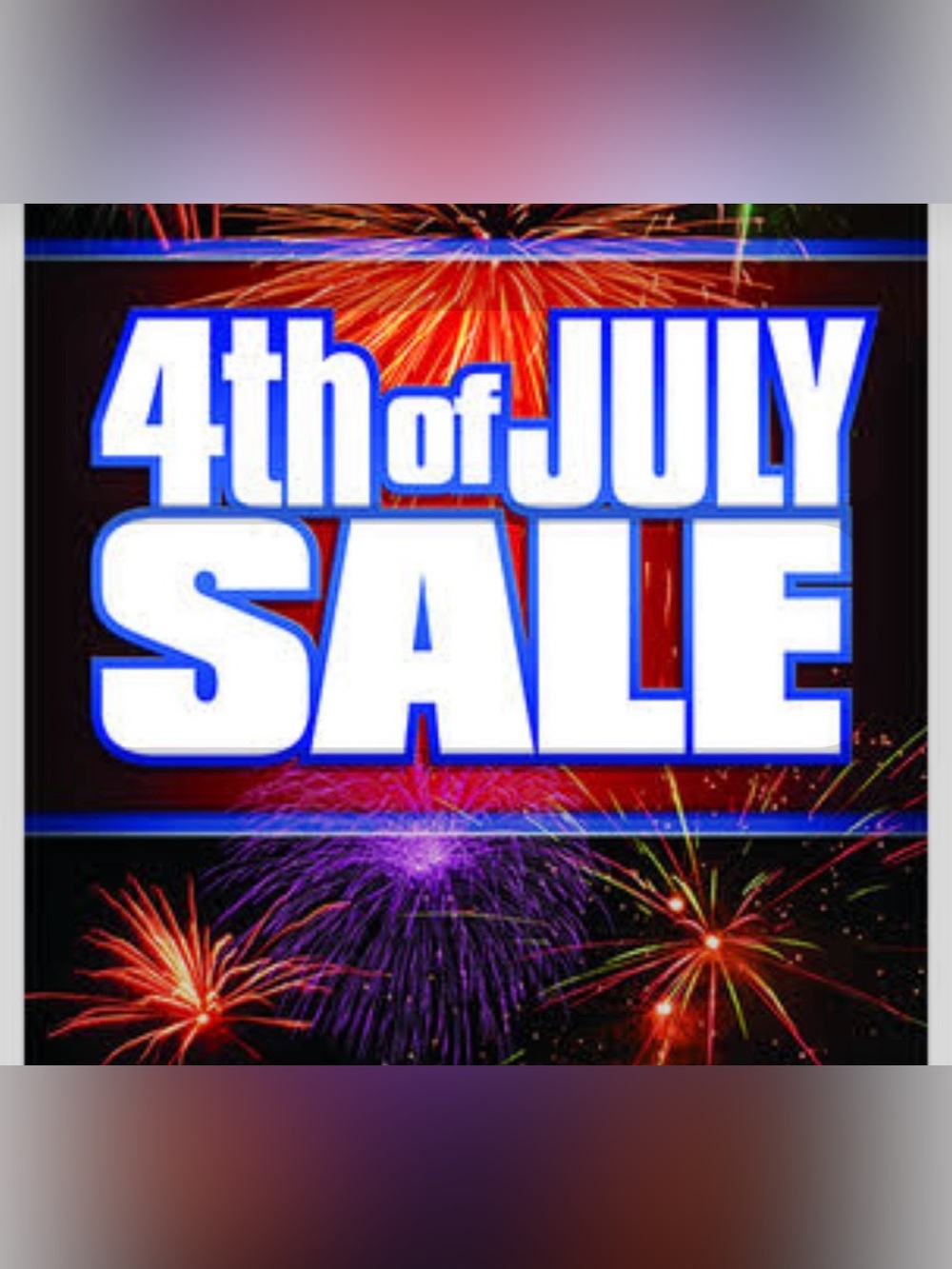 4Th OF JULY SALE!

Spend $100 and receive 30% off your purchase